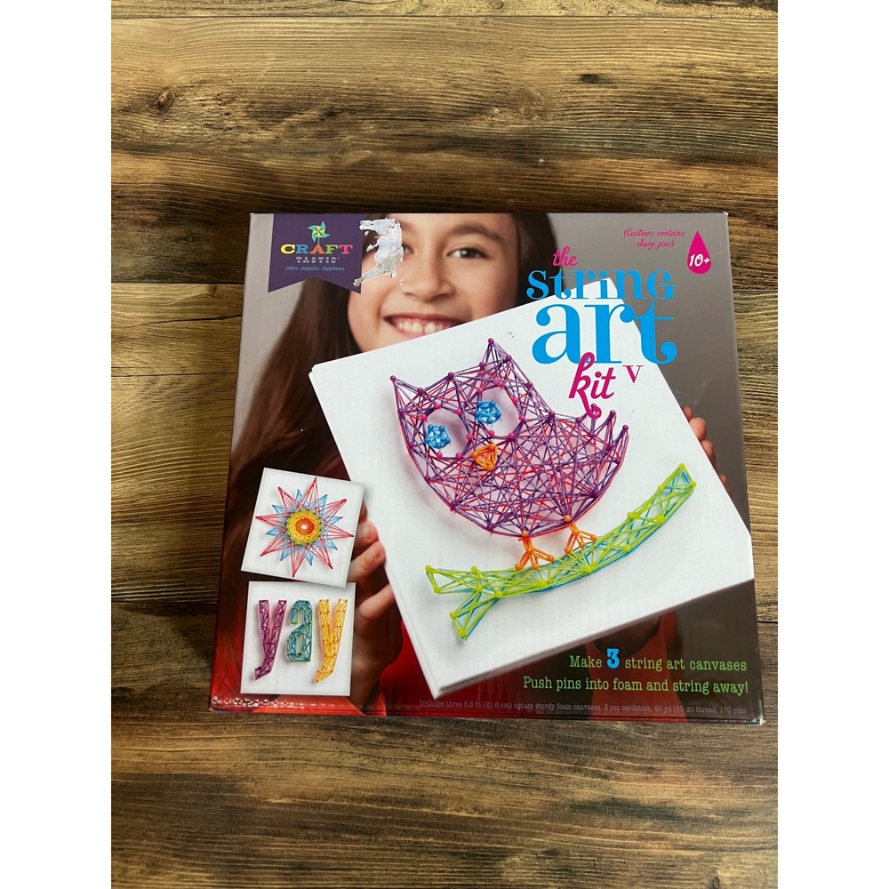 Ann Williams Craft-tastic String Art Kit DIY Owl Starburst Yay CT1797 Ages 10+